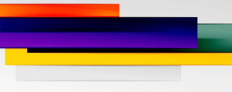 Multicolored lines background. Design template for business or technology Stock Illustration