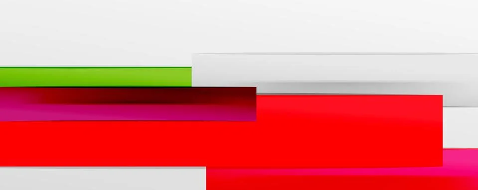 Multicolored lines background. Design template for business or technology Stock Illustration
