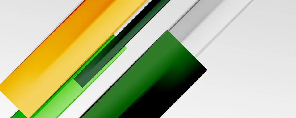 Multicolored lines background. Design template for business or technology Stock Illustration