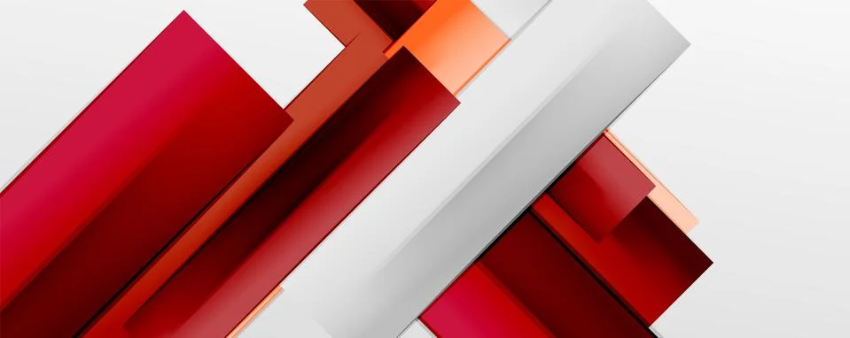 Multicolored lines background. Design template for business or technology Stock Illustration