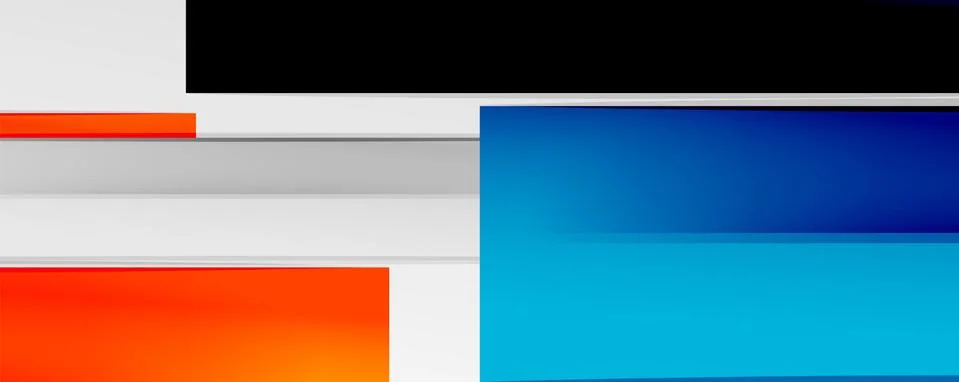 Multicolored lines background. Design template for business or technology Stock Illustration