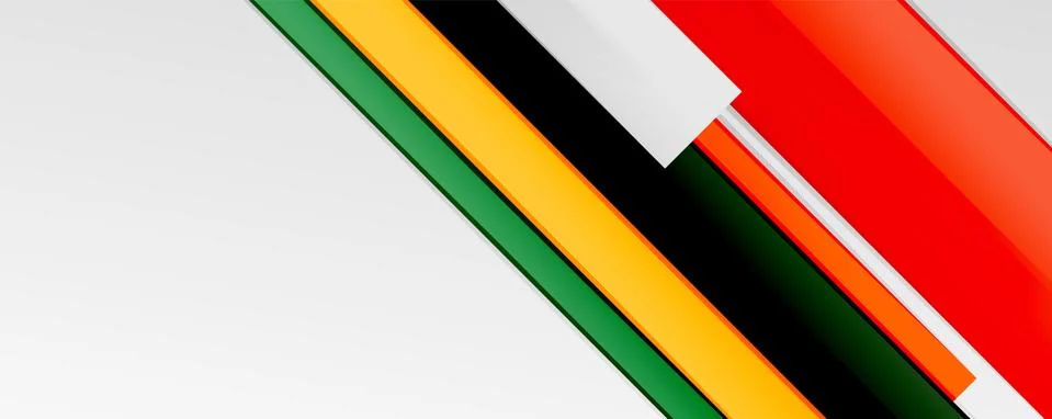 Multicolored lines background. Design template for business or technology 스톡 일러스트