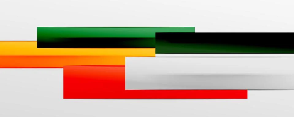 Multicolored lines background. Design template for business or technology Stock Illustration