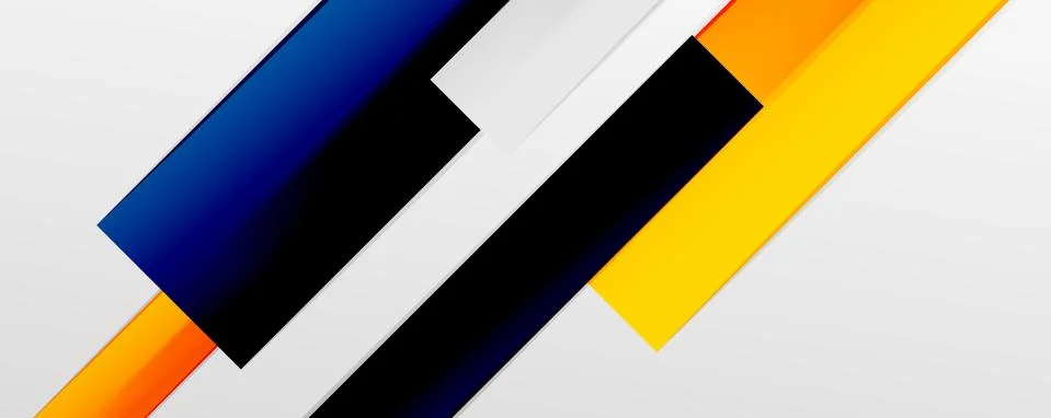 Multicolored lines background. Design template for business or technology 스톡 일러스트
