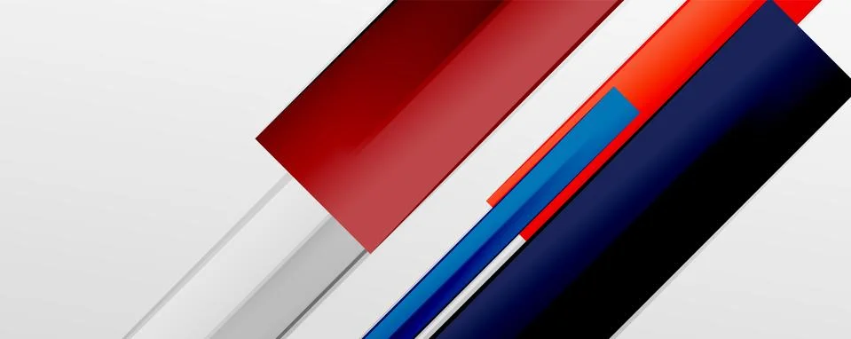 Multicolored lines background. Design template for business or technology Stock Illustration
