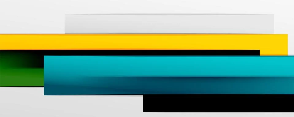 Multicolored lines background. Design template for business or technology Illustrazione stock