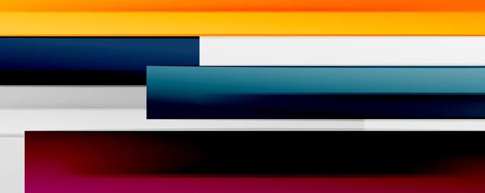 Multicolored lines background. Design template for business or technology 스톡 일러스트