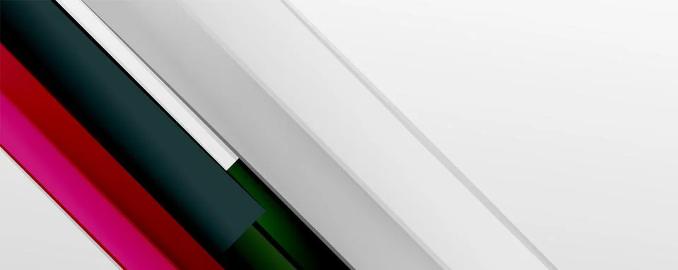 Multicolored lines background. Design template for business or technology Stock Illustration