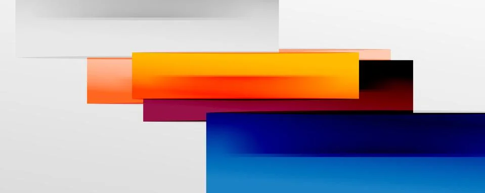 Multicolored lines background. Design template for business or technology Stock Illustration