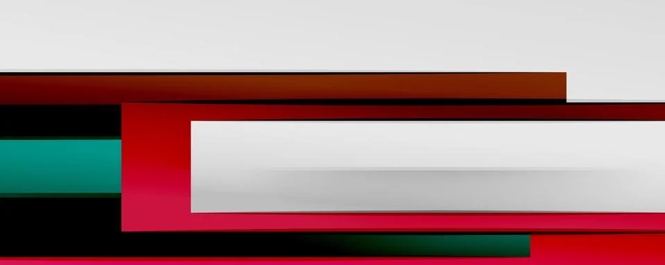 Multicolored lines background. Design template for business or technology Illustrazione stock
