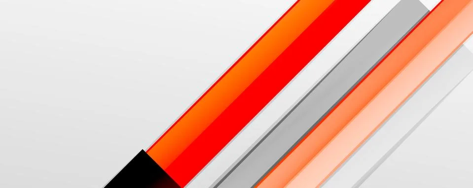 Multicolored lines background. Design template for business or technology Stock Illustration