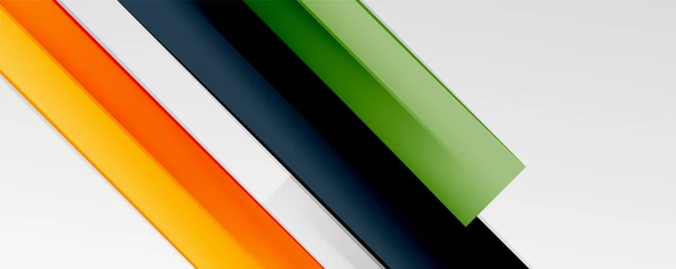 Multicolored lines background. Design template for business or technology 스톡 일러스트