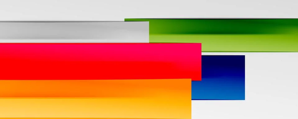 Multicolored lines background. Design template for business or technology Stock Illustration