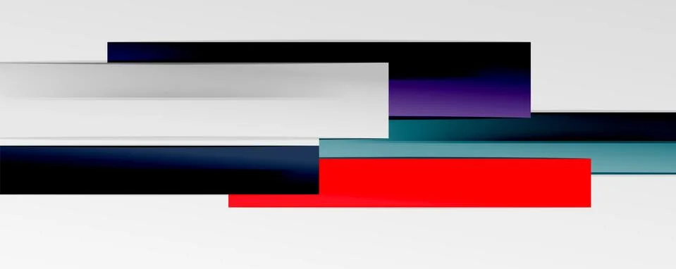 Multicolored lines background. Design template for business or technology Stock Illustration