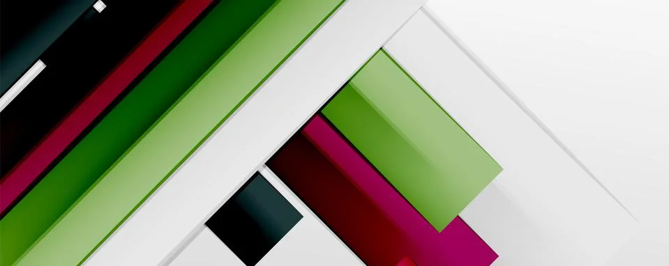 Multicolored lines background. Design template for business or technology 스톡 일러스트