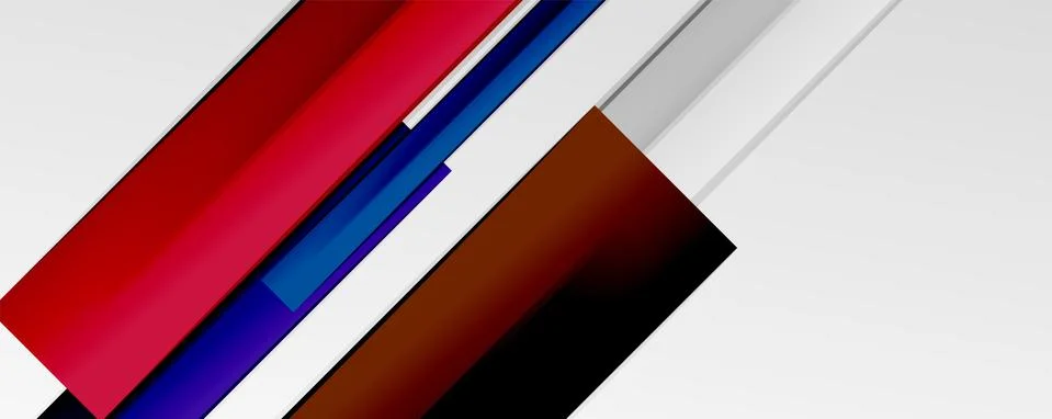 Multicolored lines background. Design template for business or technology Stock Illustration