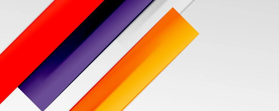 Multicolored lines background. Design template for business or technology Stock Illustration