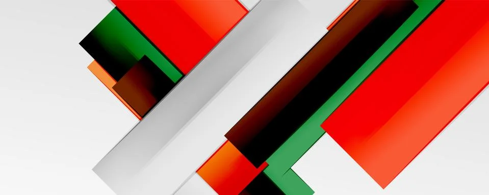 Multicolored lines background. Design template for business or technology 스톡 일러스트
