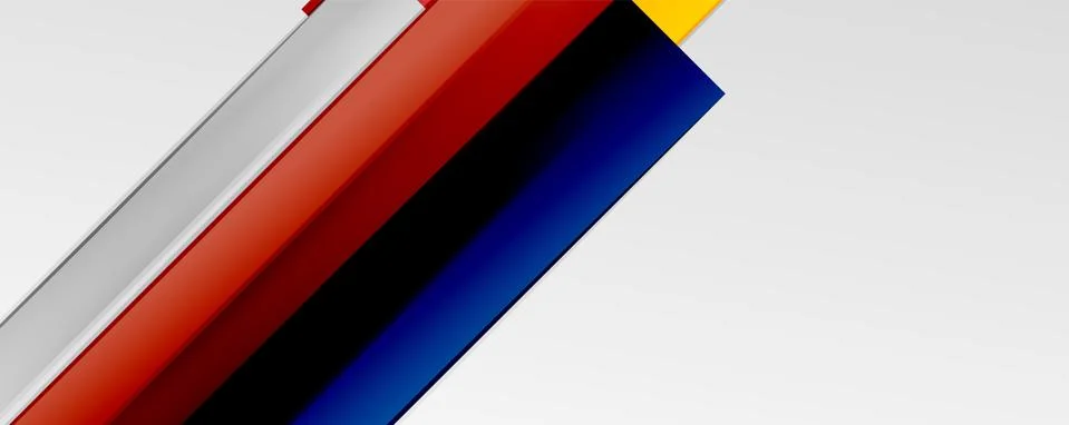 Multicolored lines background. Design template for business or technology Stock Illustration