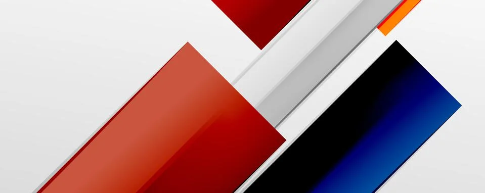 Multicolored lines background. Design template for business or technology Stock Illustration