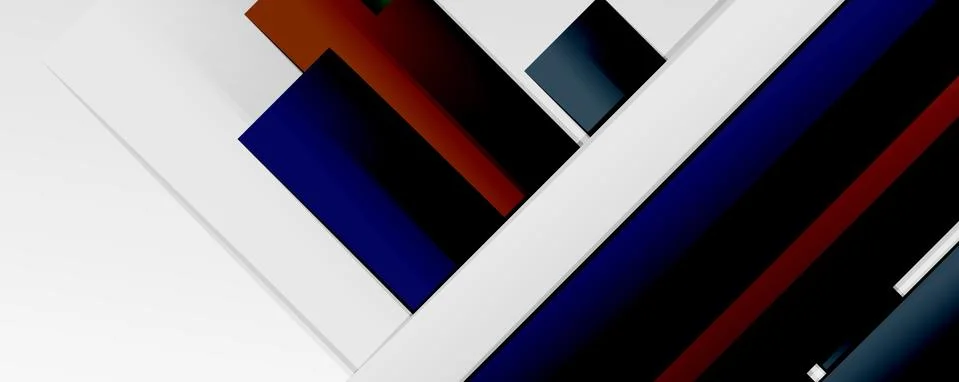 Multicolored lines background. Design template for business or technology Stock Illustration