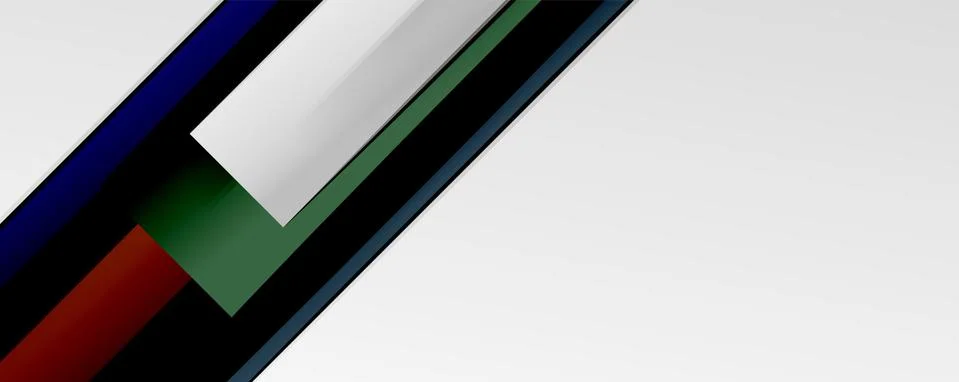 Multicolored lines background. Design template for business or technology Stock Illustration