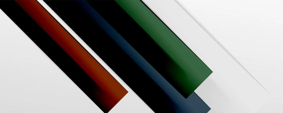 Multicolored lines background. Design template for business or technology Stock Illustration