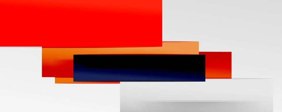 Multicolored lines background. Design template for business or technology Illustrazione stock