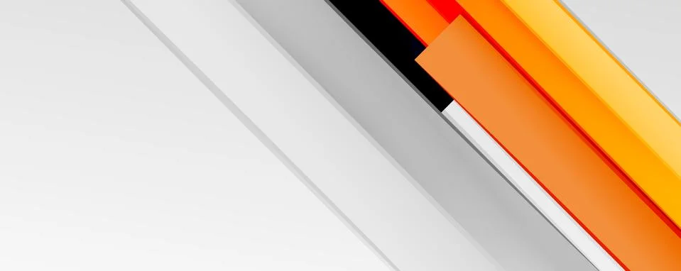 Multicolored lines background. Design template for business or technology Stock Illustration