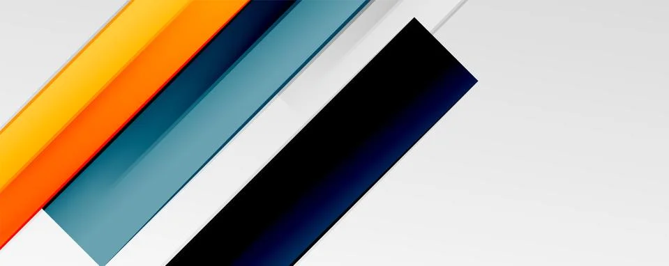Multicolored lines background. Design template for business or technology 스톡 일러스트