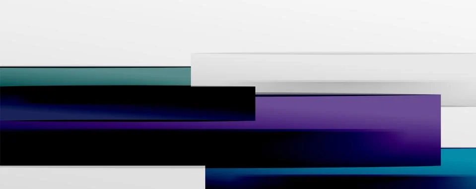 Multicolored lines background. Design template for business or technology Stock Illustration