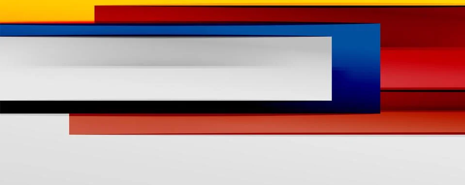 Multicolored lines background. Design template for business or technology Stock Illustration