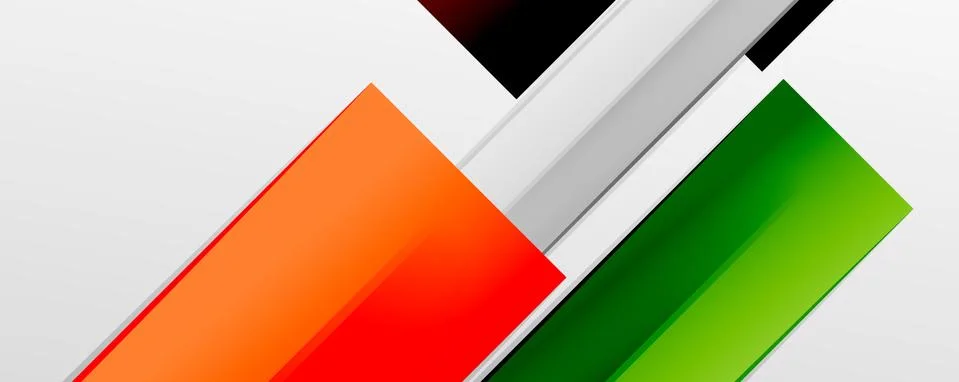 Multicolored lines background. Design template for business or technology Stock Illustration