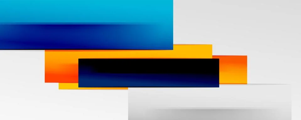 Multicolored lines background. Design template for business or technology Stock Illustration