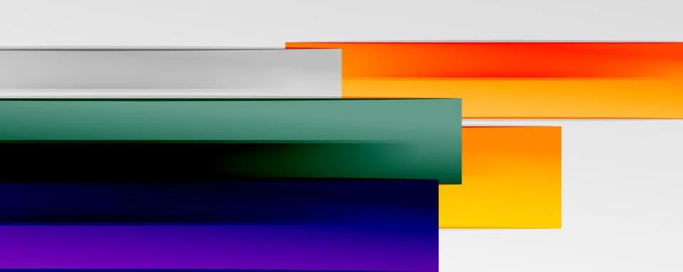 Multicolored lines background. Design template for business or technology Stock Illustration