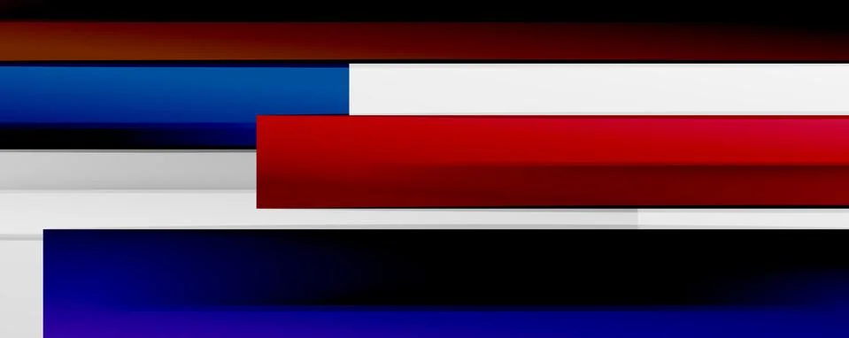 Multicolored lines background. Design template for business or technology Illustrazione stock