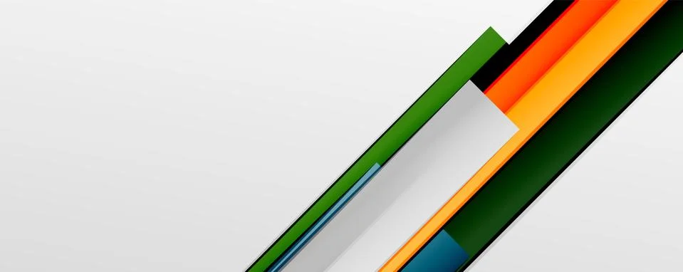 Multicolored lines background. Design template for business or technology 스톡 일러스트