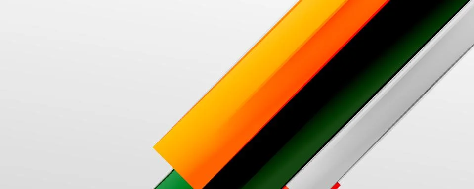Multicolored lines background. Design template for business or technology Stock Illustration