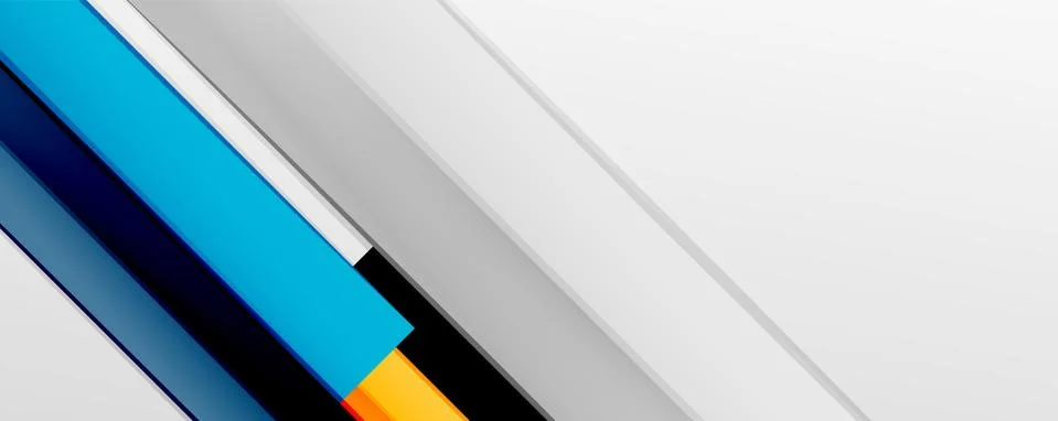 Multicolored lines background. Design template for business or technology 스톡 일러스트