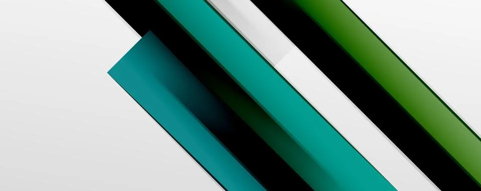 Multicolored lines background. Design template for business or technology Stock Illustration