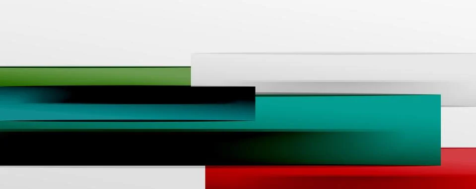 Multicolored lines background. Design template for business or technology Stock Illustration