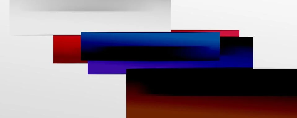 Multicolored lines background. Design template for business or technology Stock Illustration