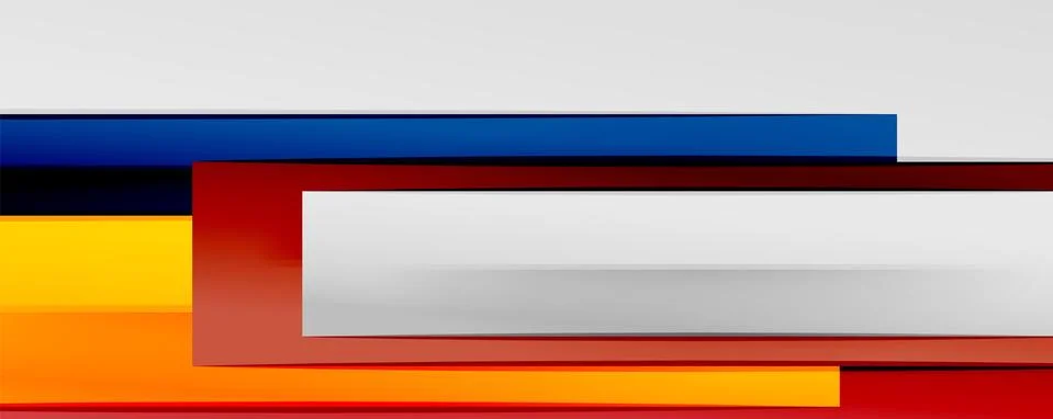 Multicolored lines background. Design template for business or technology Stock Illustration