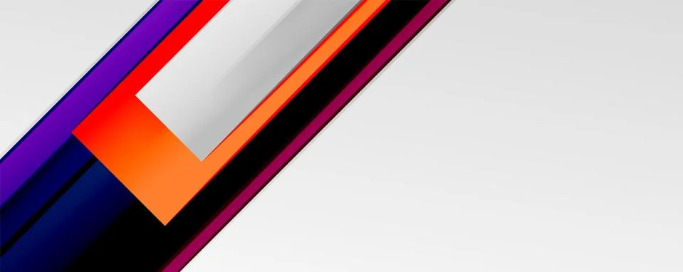 Multicolored lines background. Design template for business or technology 스톡 일러스트