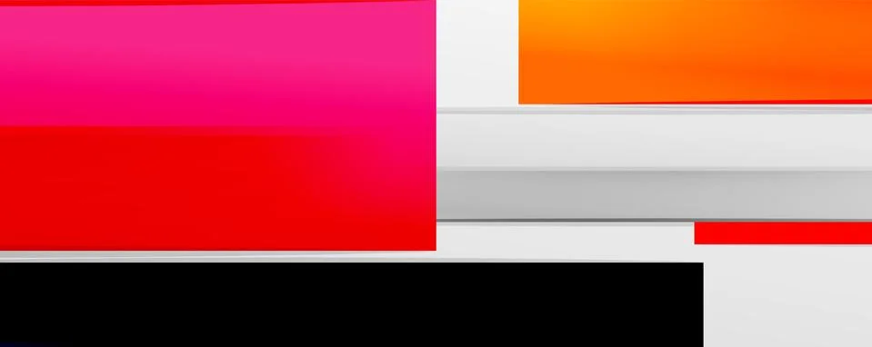 Multicolored lines background. Design template for business or technology Illustrazione stock