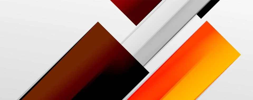 Multicolored lines background. Design template for business or technology Stock Illustration