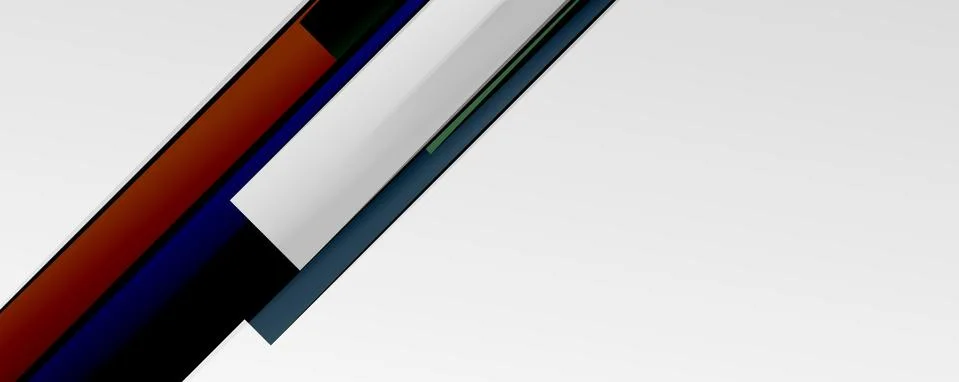 Multicolored lines background. Design template for business or technology Stock Illustration