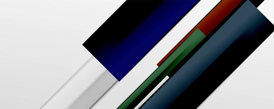 Multicolored lines background. Design template for business or technology 스톡 일러스트
