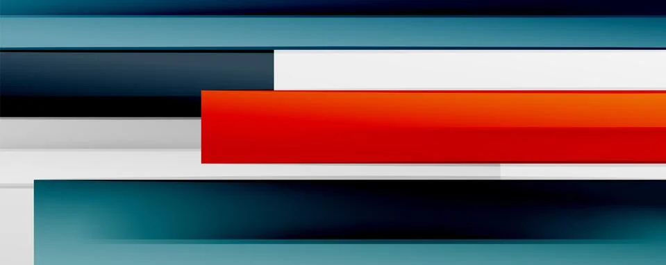 Multicolored lines background. Design template for business or technology Stock Illustration