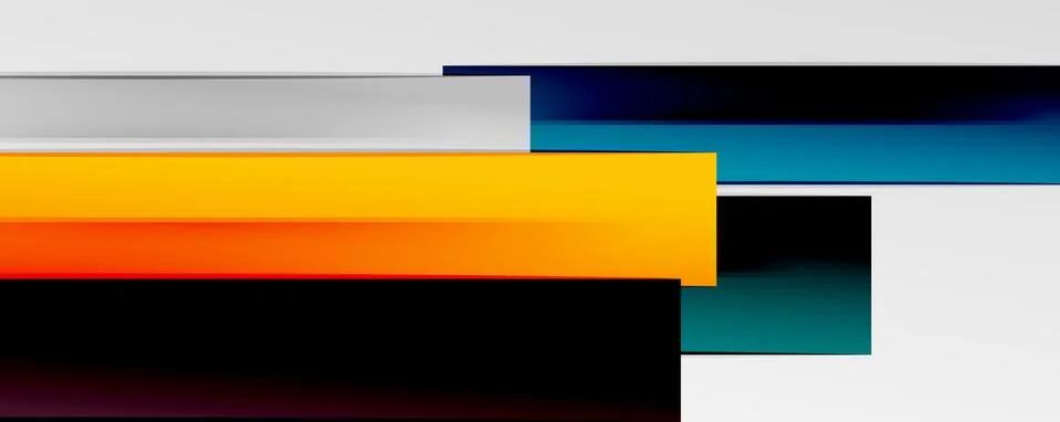 Multicolored lines background. Design template for business or technology Stock Illustration
